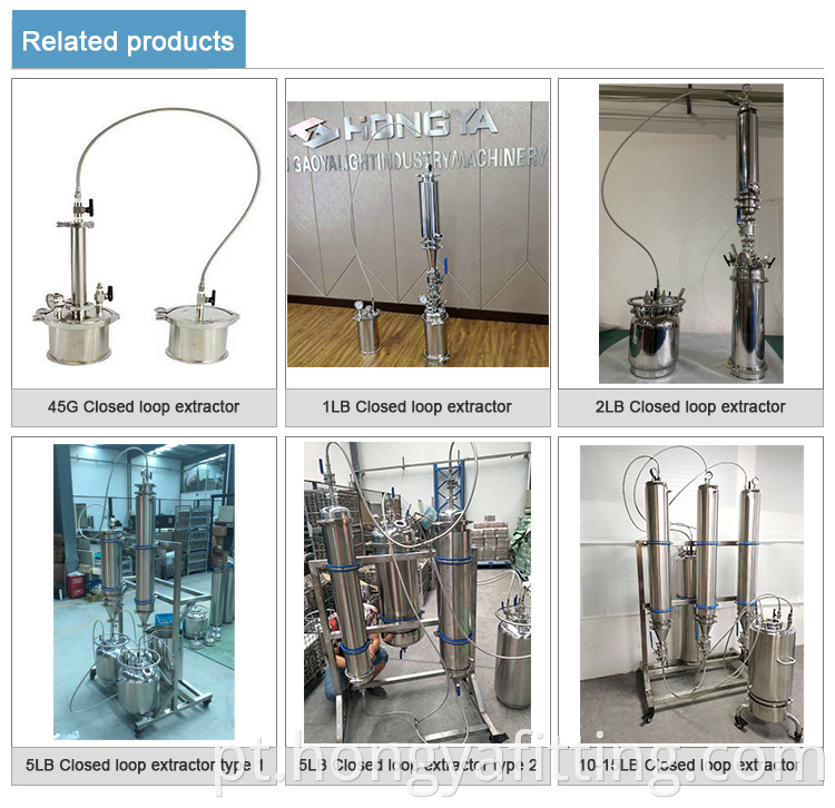 Stainless Steel 45G -270G BHO Extractor